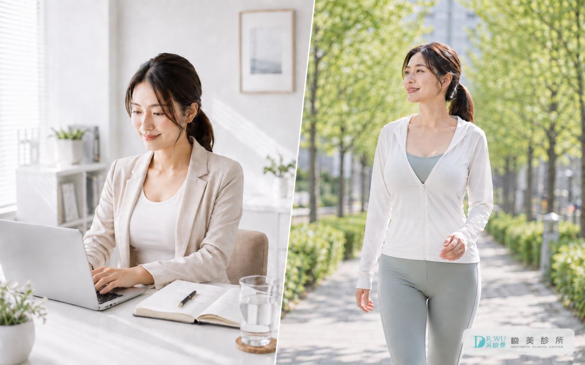 隆乳術後返回職場與恢復運動的時機